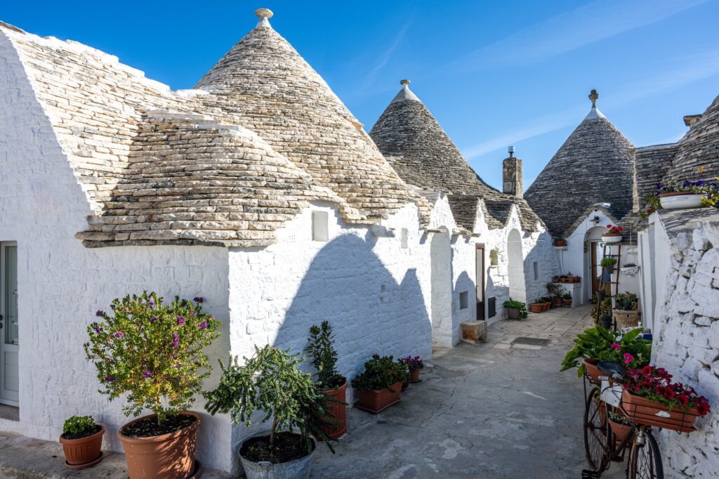 The beautiful trulli houses of Alberobello