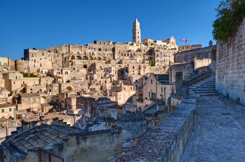The historic old town of Matera